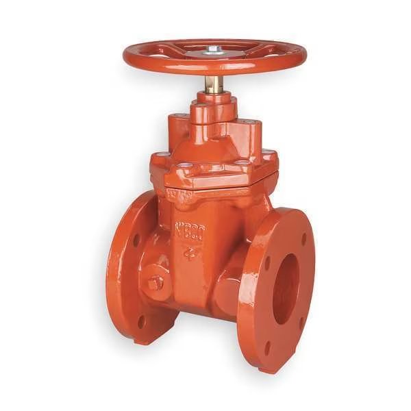 Gate Valve, Class 125, 6 In., Flange, NIBCO, Mfr# F619RW 6