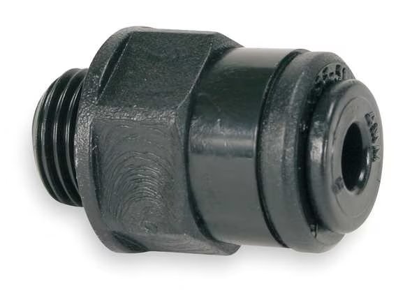 Acetal Copolymer Male Adapter, 13/32 in Tube Size, JOHN GUEST, Mfr# PM011012E-PK10