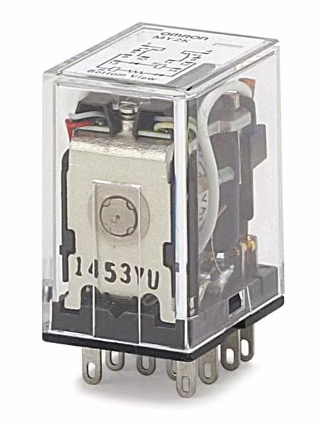 Latching Relay, 10 Pins, Square, 120VAC, Omron, Mfr#: MY2K-US-AC120