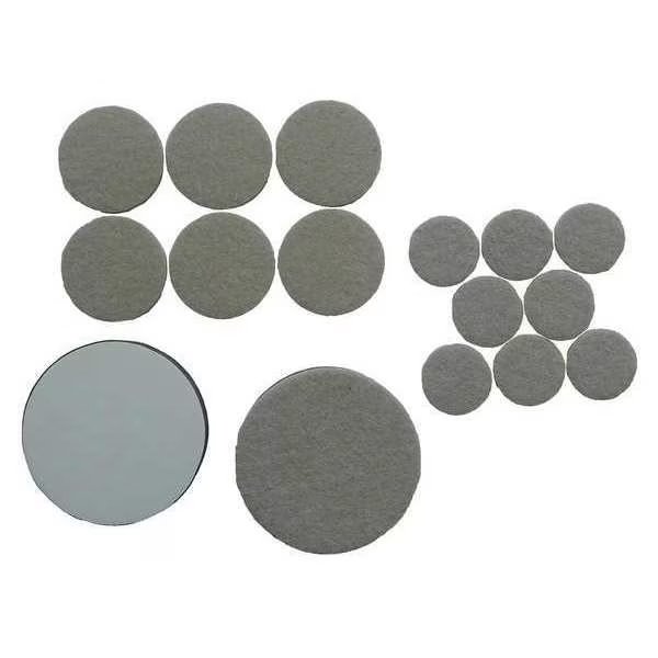 Felt Pads, Self-Stick, Rd, 1