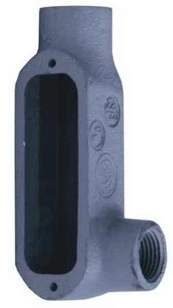 Conduit Outlet Body, Iron, LR, 4 In., APPLETON ELECTRIC, Mfr# LR400-M