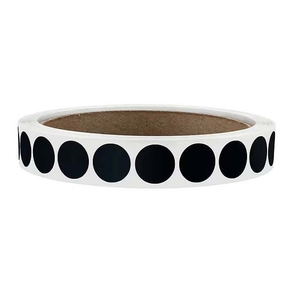12 Color Code Circles BL 1000roll, ROLL PRODUCTS, Mfr# 119-0002T
