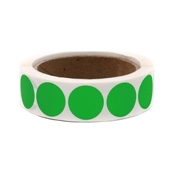 12 Color Code Circles GR 100roll, Roll Products, Mfr#: 119-0002D