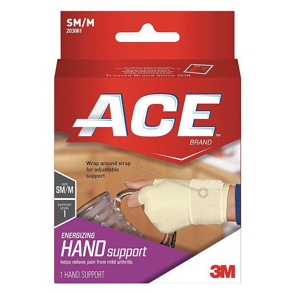 Compression Hand Support, S/M, PK12, Ace, Mfr#: 203061