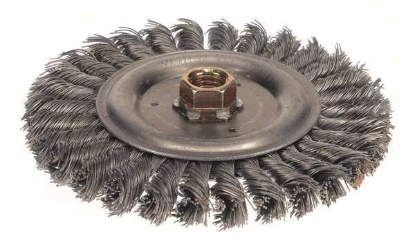 Filler Pass Wire Brush, Threaded Arbor, 6