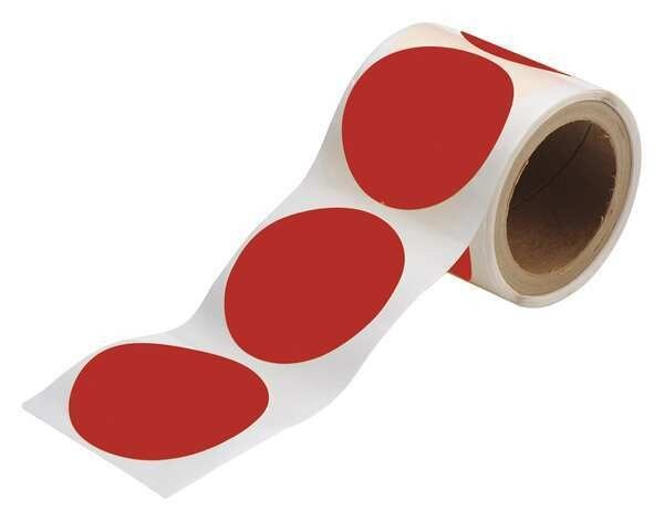 Floor Marking Tape, Dot, 3-1/2In D, PK350