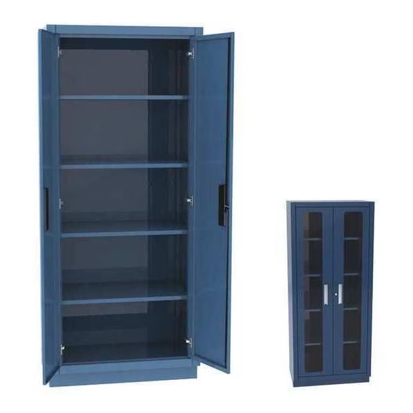 16 ga. ga. Steel Storage Cabinet, 36 in W, 84 in H, GREENE MANUFACTURING, Mfr# WC3-3684C