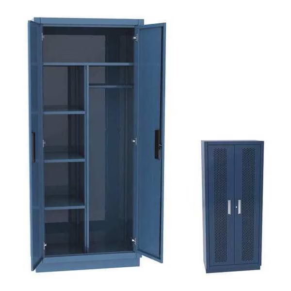 16 ga. ga. Steel Storage Cabinet, 60 in W, 60 in H, GREENE MANUFACTURING, Mfr# WC5-6060V