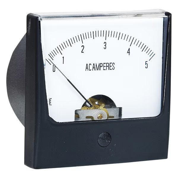 Analog Panel Meter, AC Current, 0-5 AC A, EnjoyTool Select, Mfr#: 12G369