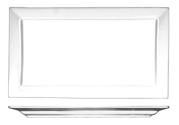 Platter, 11-3/4x6-3/4, Bright White, PK18, Iti, Mfr#: EL-21