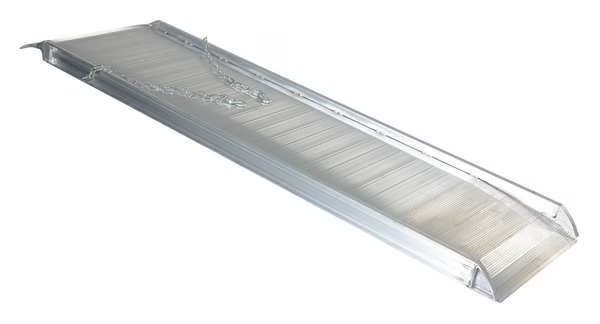 Alum. Walk Ramp, Overlap Style, 96 x 28, VESTIL, Mfr# AWR-28-8A