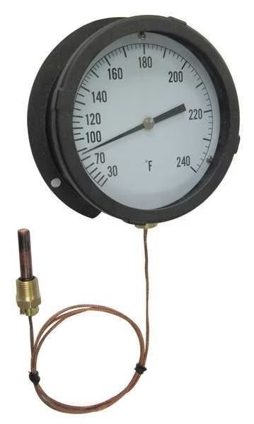 Analog Panel Mt Thermometer, 0 to 100F, EnjoyTool Select, Mfr#: 12U664