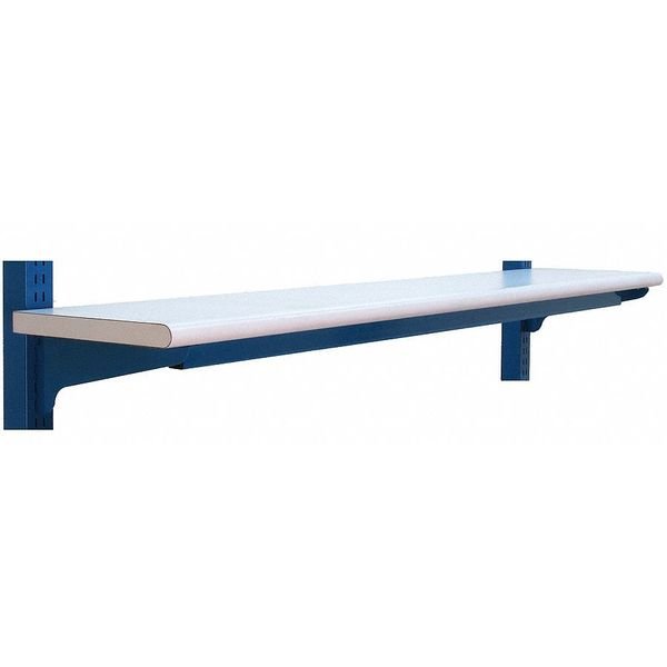 Upper Shelf, 120 W x 12 D x 4 in. H, White, BENCHPRO, Mfr# TSD12120