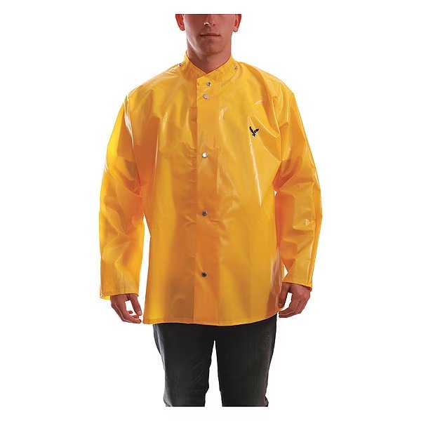 Iron Eagle Rain Jacket, Unrated, Yellow, 3XL, TINGLEY, Mfr# J22207