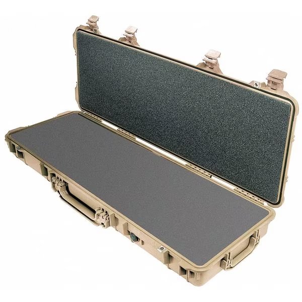 Case, 44-3/8 In Lx16 In Wx6-1/8 In D, Tan, PELICAN, Mfr# 017200-0000-190