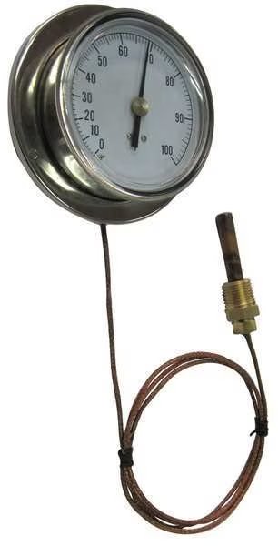 Analog Panel Mt Thermometer, 0 to 160F, EnjoyTool Select, Mfr#: 13G235