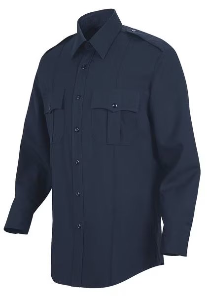New Generation Stretch Dress Shirt, Navy, HORACE SMALL, Mfr# HS1445 16536