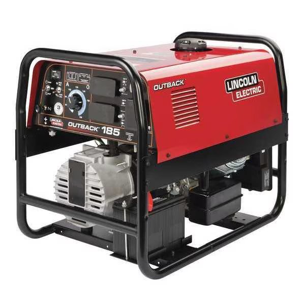 Engine Driven Welder, Outback 185 Series, Electric Start, 14 hp, Gas, 5,700 W Peak, Lincoln Electric, Mfr#: K2706-2