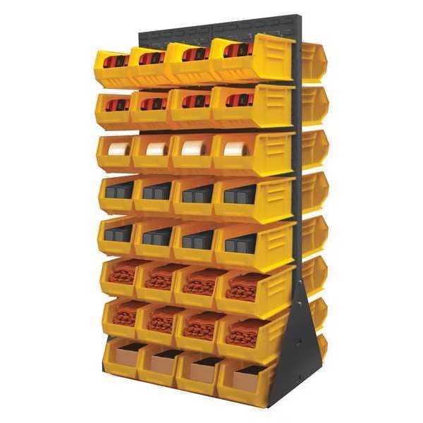Louvered Panel Stand, Double, 34-1/2