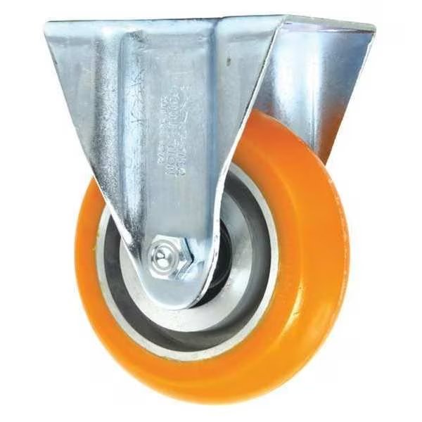Rigid Plate Caster, Orange, Load 400, 4, CC APEX, Mfr# CDP-Z-60