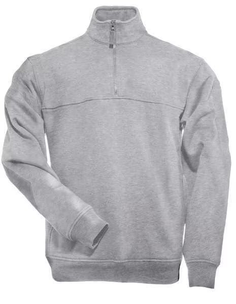 Job Shirt 1/4 Zip, Heather Grey, 3XL