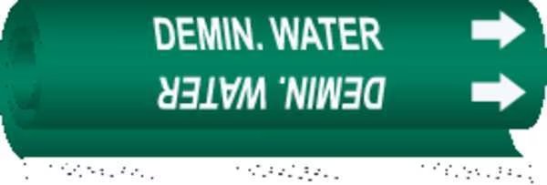 Pipe Marker, Demin Water, 1-1/2to2-3/8 In, BRADY, Mfr# 5672-I
