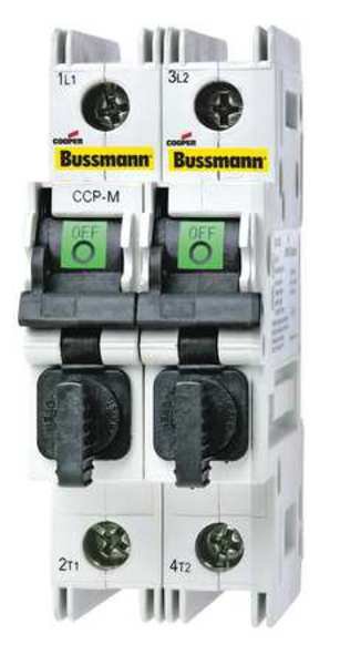 Disconnect Switches, 30A Amp Range, 240V AC Volt Rating, 2 Poles, Box Lug, Midget Fuse Type, Eaton Bussmann, Mfr#: CCP2-2-30M