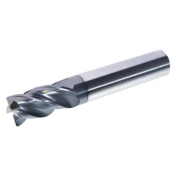 Carbide End Mill, 3/8 In, Cut 5/8 In, 4 FLT, Micro 100, Mfr#: VHS-375-4X