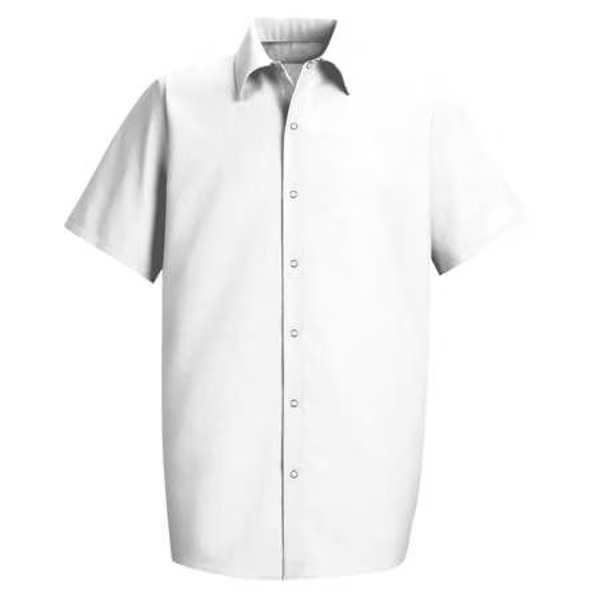 Short Slv, Wht, 65 per PET/35 per Ctn, XL, RED KAP, Mfr# SP26WH SS XL