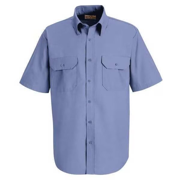 Short Sleeve Shrt Blu, PET/Cotton, 2XL, RED KAP, Mfr# SP60MB SS XXL