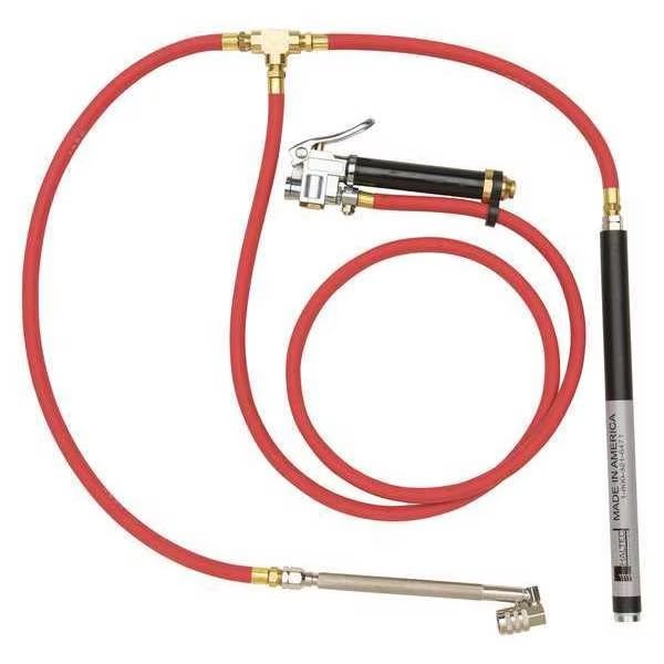 Dual Hose Inflator, w/Rigid Hose, Haltec, Mfr#: I-408