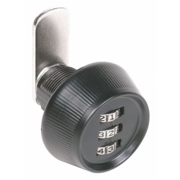 Keyless Combination Cam Locks, Straight For Material Thickness 9/16 in, CCL, Mfr# 39052