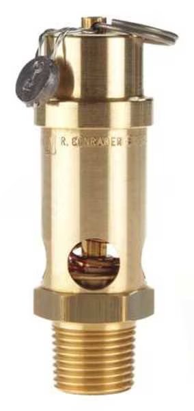 Safety Valve, Soft Seat, 1/2 In, 200 PSI, CONRADER, Mfr# SRV530-1/2-200