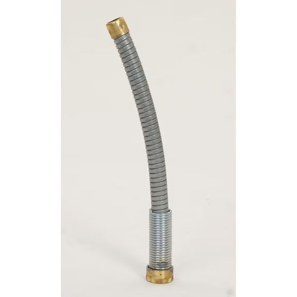Silver Steel Flexible Spout NPT, EAGLE MFG, Mfr# FD25