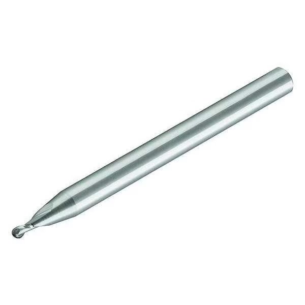 Carbide End Mill, Dia 0.025, Cut L 0.075, MICRO 100, Mfr# BMR-025-2X