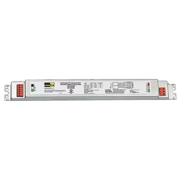 CFL Ballast, Electronic, 87W, 120 to 277V, LUMAPRO, Mfr# 16X956