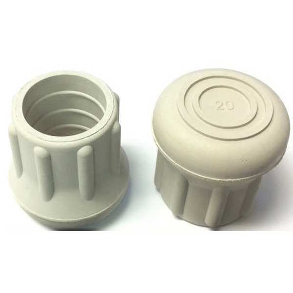 Protective Leg Tip, SlipOn, Rd, 31/32
