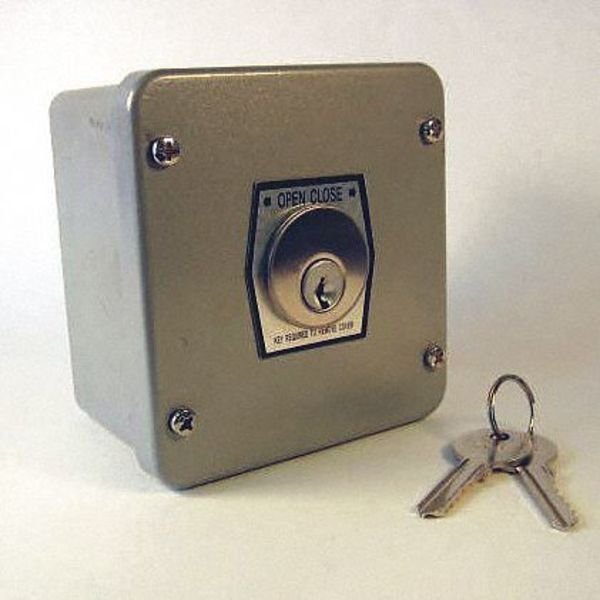 Open/Close Control Station, Keyed Alike, RELAY AND CONTROL, Mfr# 1KX-KA