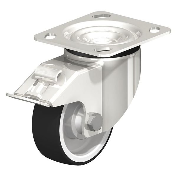 Swivel Plate Caster, PU, 4