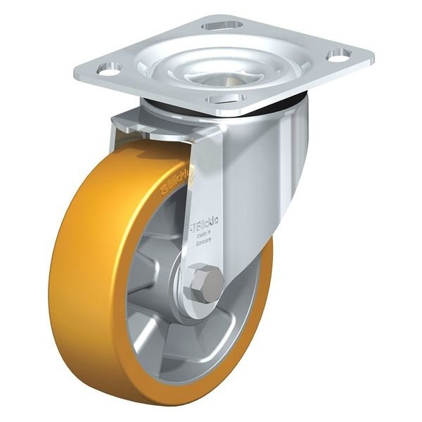Swivel Plate Caster, PU, 8