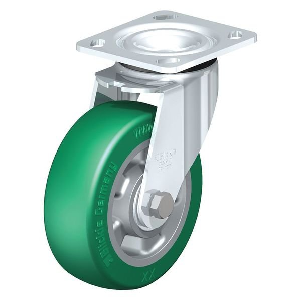 Swivel Plate Caster, PU, 8
