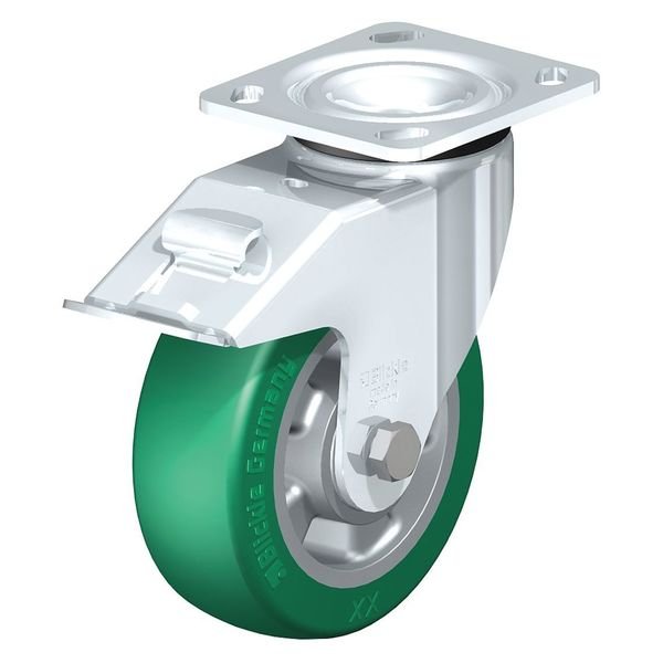 Swivel Plate Caster, PU, 8