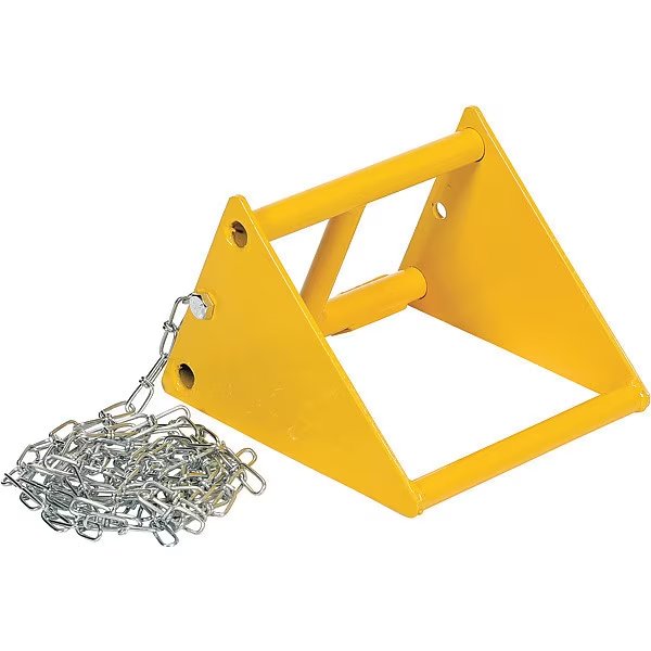 Fabricated Steel Wheel Chock, 10, VESTIL, Mfr# FAB-10