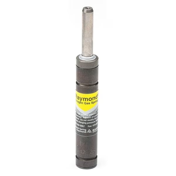 Gas Spring, Standard, Black Oxide, 112 lb., RAYMOND, Mfr# R12-075-YE