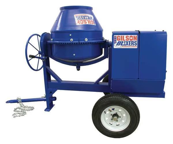 Concrete Mixer, 6 Cu. Ft., Honda Gas, 8HP, Marshalltown, Mfr#: MIX59289