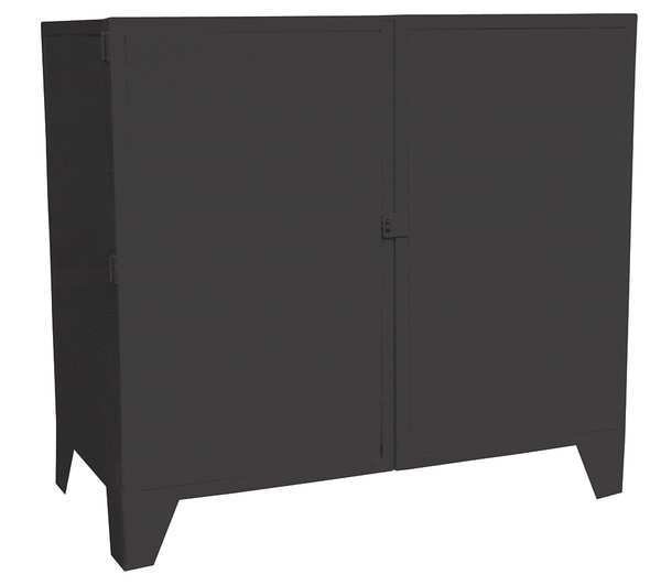 12 ga. Steel Storage Cabinet, 48 in W, 54 in H, Stationary, JAMCO, Mfr# MH348BL