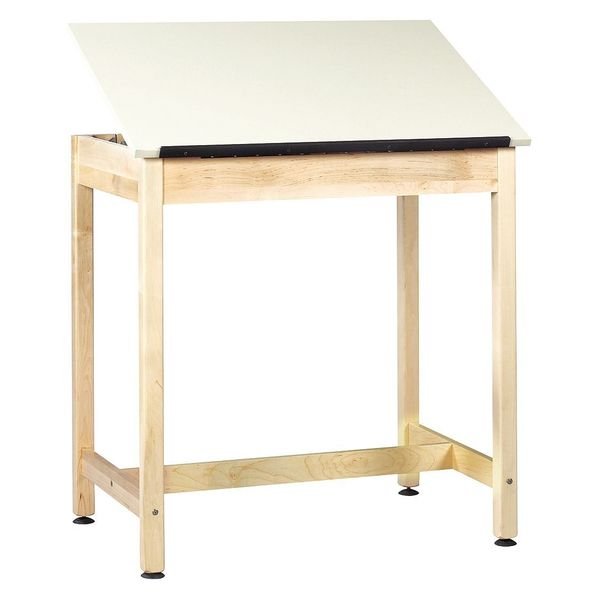 Rectangle Drafting Table, Adjstable Surface, 36