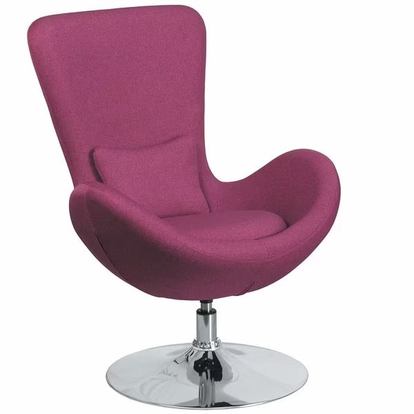 Magenta Fabric Side Reception Chair, 30 W 30