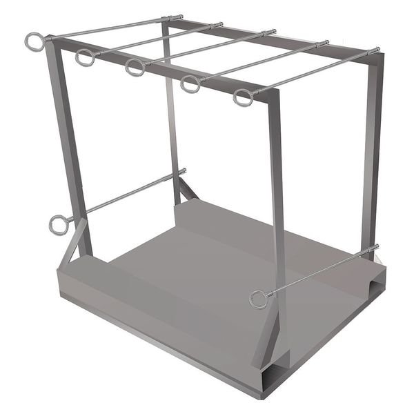 Gas Cylinder Pallet, Cylinder Capacity 8, EnjoyTool Select, Mfr#: 19C159