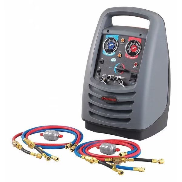 Refrigerant Recovery Machine, 40 lb., Robinair, Mfr#: 25200B